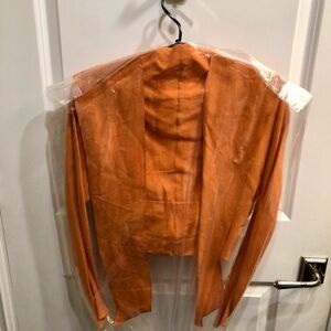 Carmelo Pomodoro Women’s Blouse Orange. Essentially Brand New. Light Use.